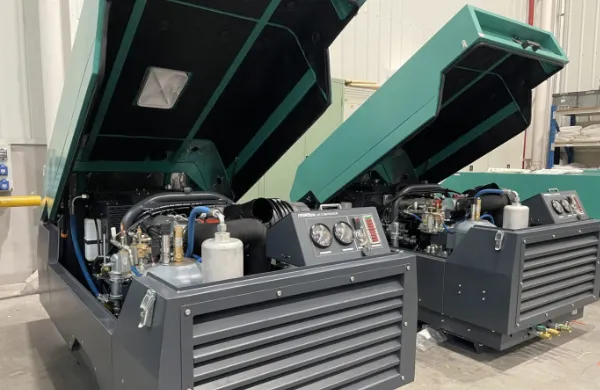 Open air compressors at PowerLink