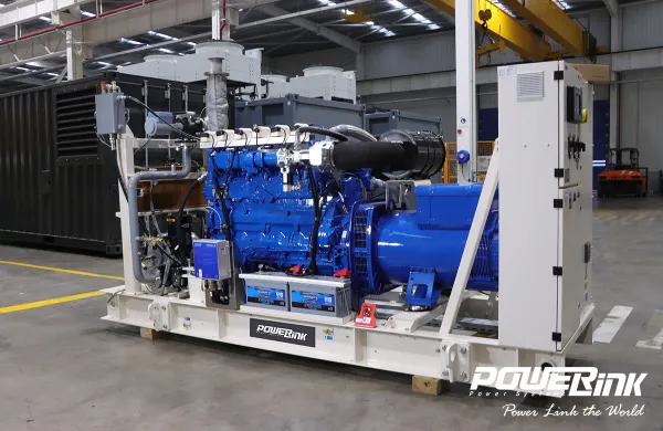 A gas generator in the factory