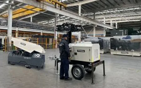 Lighting towers and air compressors