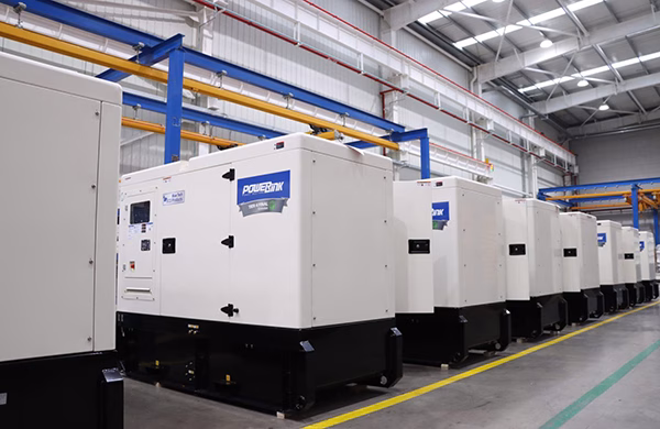 T4F diesel generators on the production