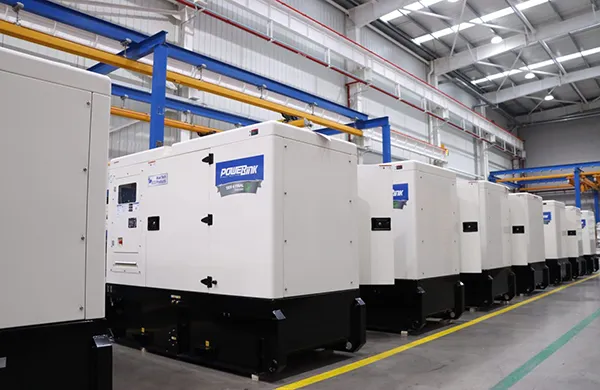 T4F diesel generators on the production